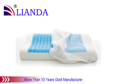 Viskoelastik Gel Ice Memory Foam Pillow, Removable Comfort Mesh Penutup