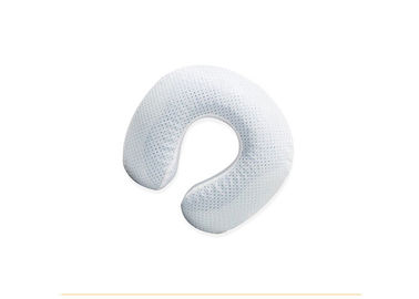 U Berbentuk Mesh Cooling Gel Memory Foam Pillow Untuk Leher / Travel