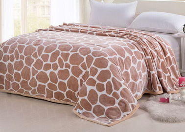 Reaktif pewarna bulu tidur set selimut dengan dicetak ukuran penuh gaya Liburan pantai