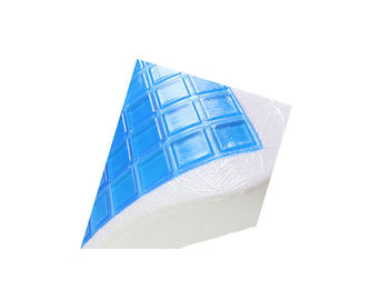 Velvet cekung Cooling Gel Memory Foam Pillow Neck, Pijat Penggunaan