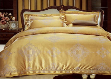 Emas Full Size Bedding Sets Tencel Bedding dengan 2 sarung bantal, 1 selimut penutup