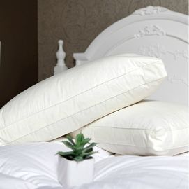 OEM Neck Heathy Bawah Feather Bantal Insert dengan 2 - 4 cm Putih Duck Feather Lining