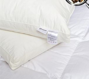 OEM Neck Heathy Bawah Feather Bantal Insert dengan 2 - 4 cm Putih Duck Feather Lining