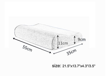 Perawatan Kesehatan Full Size Memory Foam Pillow / Standar Ukuran Memory Foam Pillow