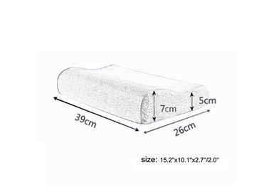 Therapedic Pendinginan Gel Dan Memory Foam Pillow dengan Putih Mesh Penutup