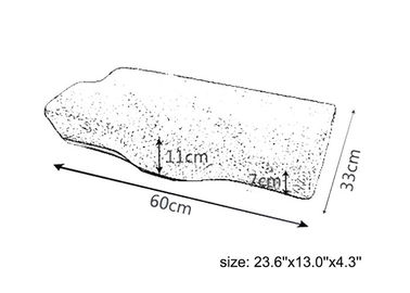 Gel Pendingin Memory Foam Neck Pillow, therapedic Memory Foam Pillow