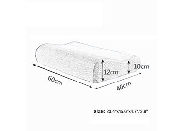 Memory Foam Bath Bantal / Side Sleeper Memory Foam Pillow Contour