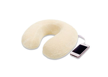 Beige Evolution Memory Foam Travel Pillow Untuk Traveling Pada Sebuah Pesawat