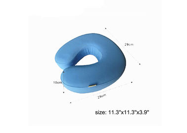 Promosi Ukuran Travel Kecil Memory Foam Pillow Neck Support, Kuning