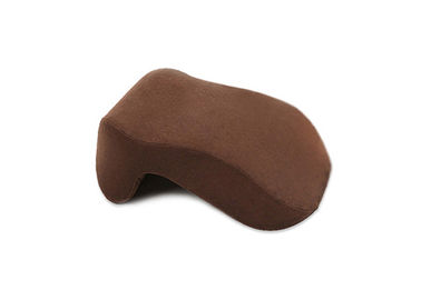 Brown Nyaman Neck Pillow Memory Foam dengan 100% Kristal Velvet