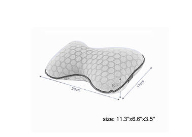 Hitam / Putih Polyurethane Foam Pillow Lumbar Support Cushion Untuk Mobil