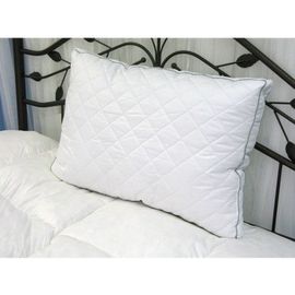 Sehat Neck Hotel Quilted Desain Polyester Microfiber Bantal dengan bola Fiber Filling