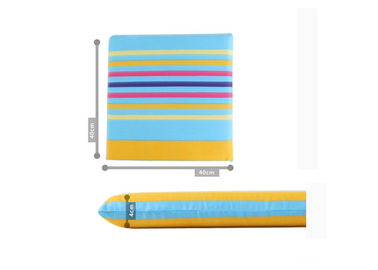 100% Cotton Memory Foam Seat Cushion Untuk Kursi Makan, Kuning