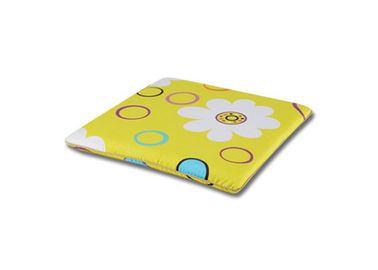 100% Cotton Memory Foam Seat Cushion Untuk Kursi Makan, Kuning