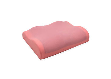Merah muda Eco Friendly Memory Foam Bantal Pijat dengan Kolam Kain Penutup