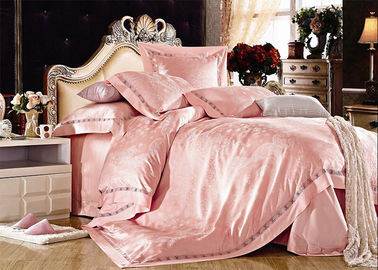 Red Elegant Satin Silk Bedding Sets Indah B Linen sarung bantal datar Lembar