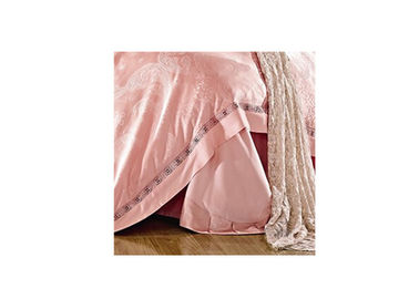 Red Elegant Satin Silk Bedding Sets Indah B Linen sarung bantal datar Lembar