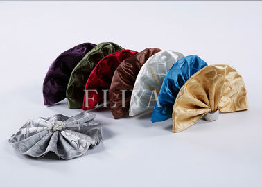 Disesuaikan multi Color Table Decrations Hotel Taplak Meja dengan Kain Polyester