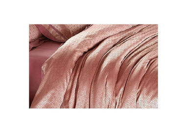 Kontemporer Tencel Bedding Luxury Bed Linens Silk Quilt pink Pillowcase