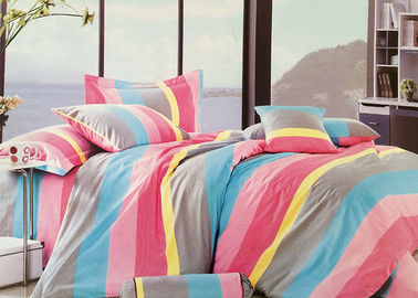 Queen Size 100 Cotton Bedding Set untuk Girls, Merah / Kuning / Biru / Abu-abu