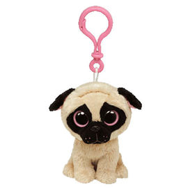 Husky Dog Plush Stuffed Animal Toy Keychain, abu / putih / nasi putih