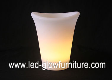 LED warna wadah mengubah pot bunga lampu / vas dengan baterai atau tenaga surya